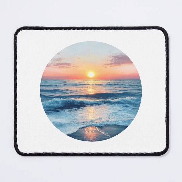 Item preview, Peaceful Beach Waves Coastal Nature Photography designed and sold by Awarrie.