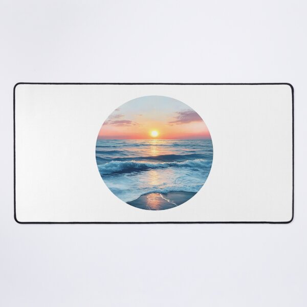 Item preview, Peaceful Beach Waves Coastal Nature Photography designed and sold by Awarrie.