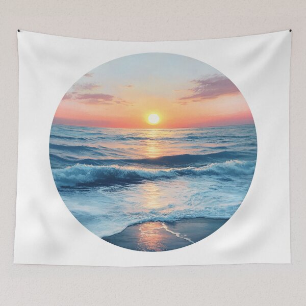 Item preview, Peaceful Beach Waves Coastal Nature Photography designed and sold by Awarrie.
