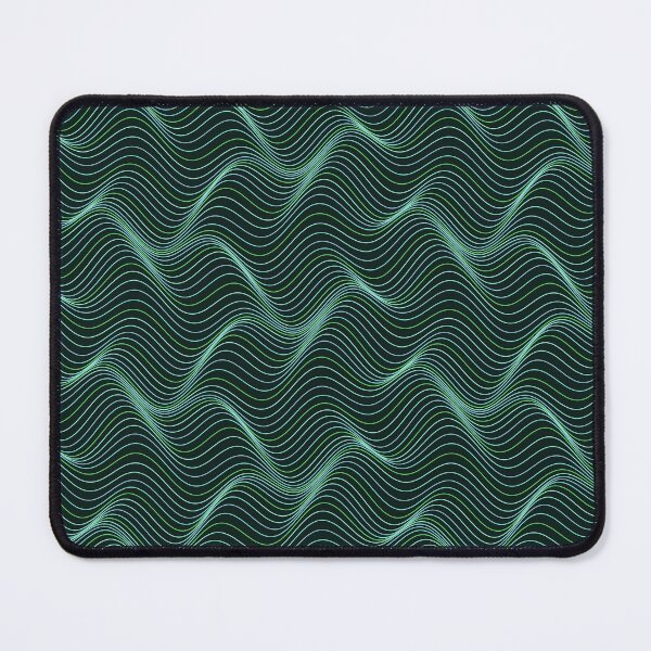 Item preview, Abstract Mint Green Wavy Topographic Pattern designed and sold by GraphyLab.