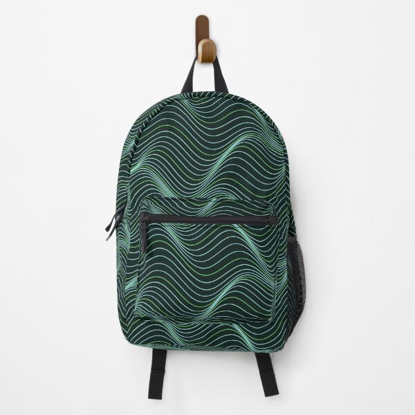 Item preview, Abstract Mint Green Wavy Topographic Pattern designed and sold by GraphyLab.