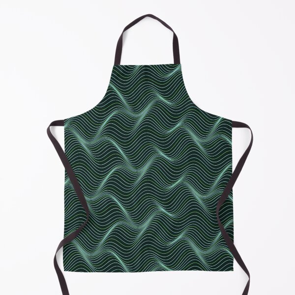 Item preview, Abstract Mint Green Wavy Topographic Pattern designed and sold by GraphyLab.