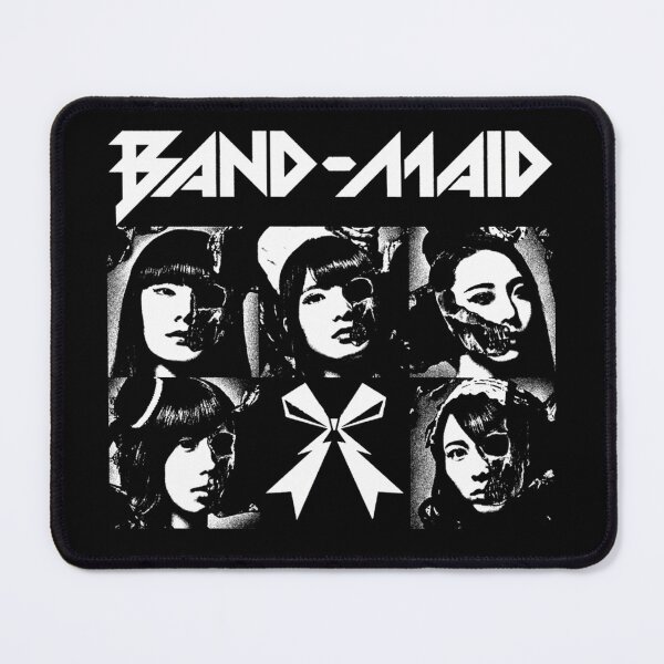 Item preview, Band-Maid Half Skull Monochromatic Portraits Poster designed and sold by UnitedColours.