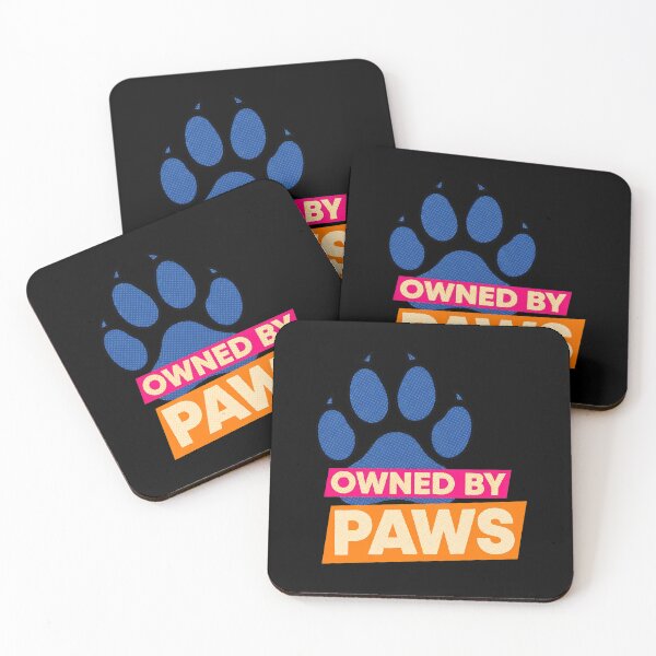 Item preview, Owned By Paws Retro Paw Print Graphic designed and sold by SoyLamderma.