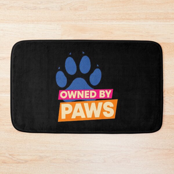 Item preview, Owned By Paws Retro Paw Print Graphic designed and sold by SoyLamderma.