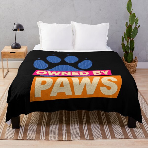 Item preview, Owned By Paws Retro Paw Print Graphic designed and sold by SoyLamderma.