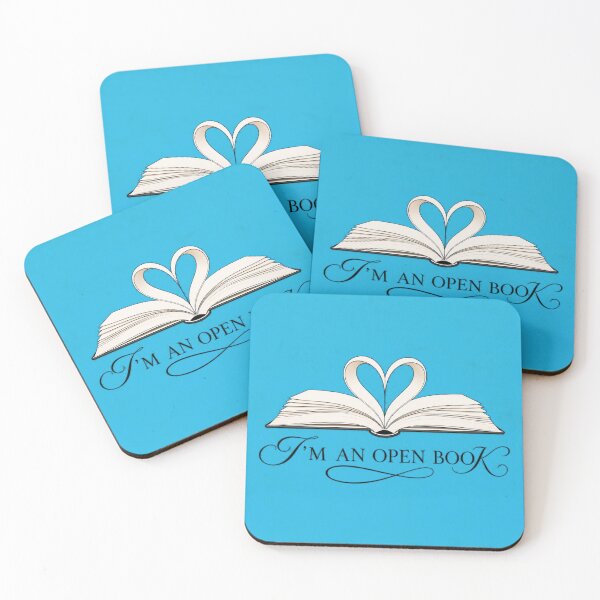 Item preview, I'm An Open Book Minimalist Heart Pages Design designed and sold by Aliplus+.