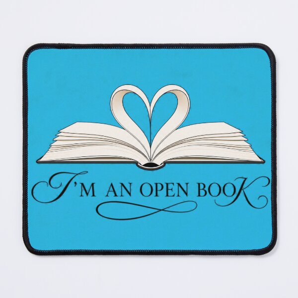 Item preview, I'm An Open Book Minimalist Heart Pages Design designed and sold by Aliplus+.