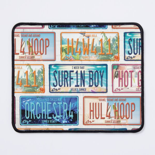 Item preview, Red Velvet Velvet Summer License Plate designed and sold by janelleja.