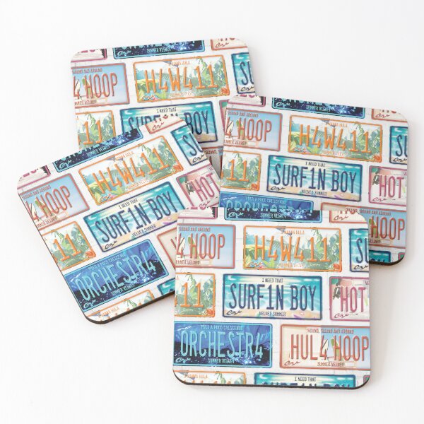 Item preview, Red Velvet Velvet Summer License Plate designed and sold by janelleja.