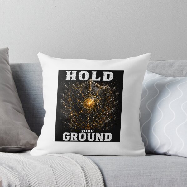 Item preview, Hold Your Ground | Obsidian Shield Luxury Streetwear T-Shirt designed and sold by Bathu Designs.