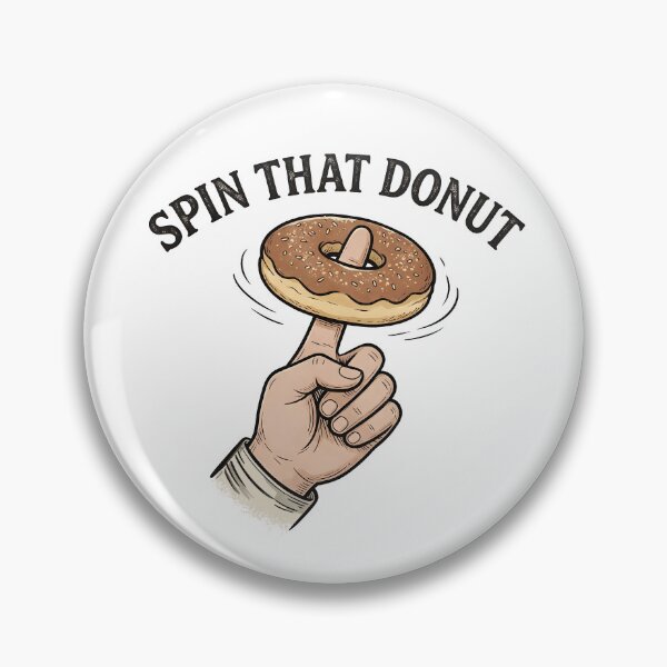 Item preview, Spin that donut illustration designed and sold by teenlabel.