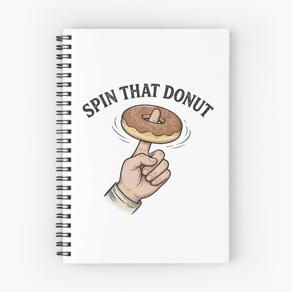 Item preview, Spin that donut illustration designed and sold by teenlabel.