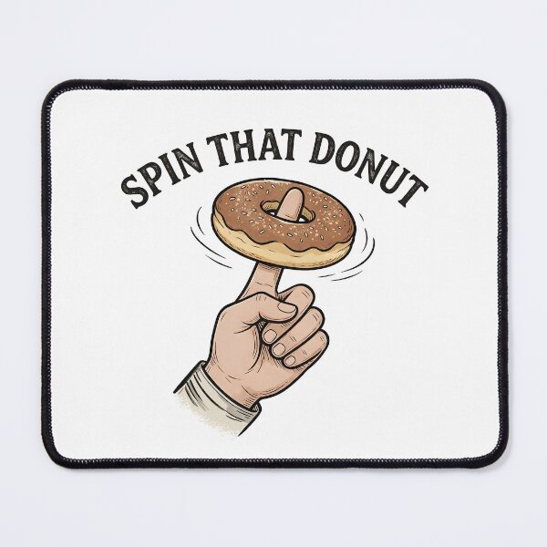 Item preview, Spin that donut illustration designed and sold by teenlabel.