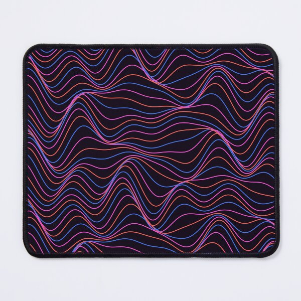 Item preview, Mesmerizing Neon Pink and Blue Wavy Pattern designed and sold by GraphyLab.