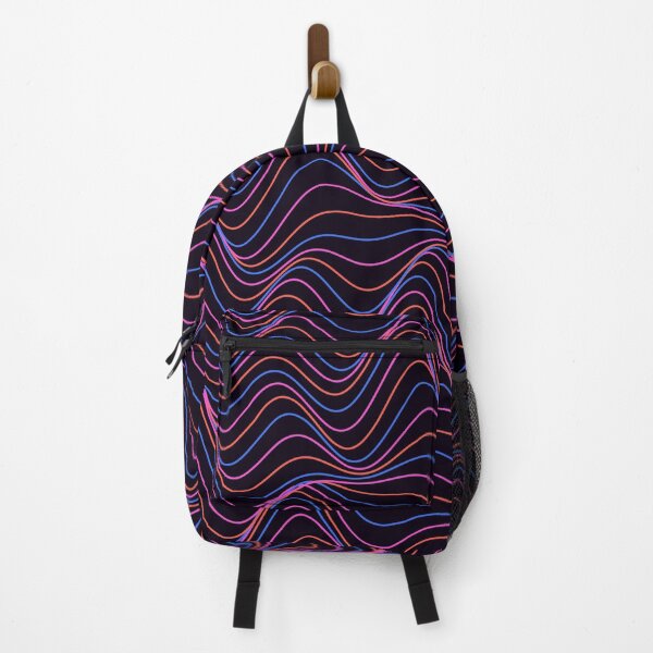 Item preview, Mesmerizing Neon Pink and Blue Wavy Pattern designed and sold by GraphyLab.