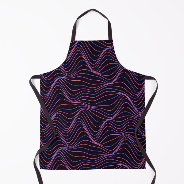 Item preview, Mesmerizing Neon Pink and Blue Wavy Pattern designed and sold by GraphyLab.