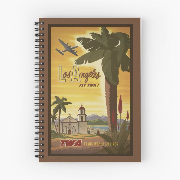 Item preview, Beautifully Restored Mid Century Modern TWA Airlines Travel Print | Tan/Brown Version designed and sold by Vintage Poster Supply.