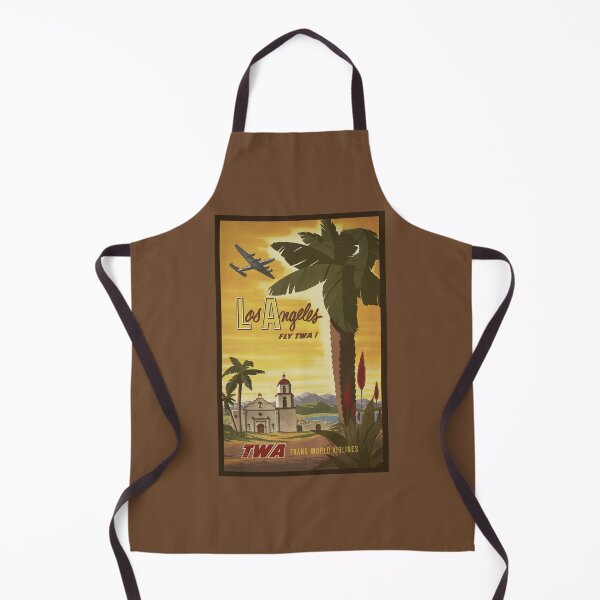 Item preview, Beautifully Restored Mid Century Modern TWA Airlines Travel Print | Tan/Brown Version designed and sold by Vintage Poster Supply.