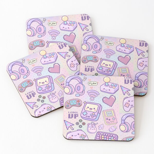 Item preview, Kawaii Gamer Setup Pastel Pink & Purple design  designed and sold by Zenna MT 1.