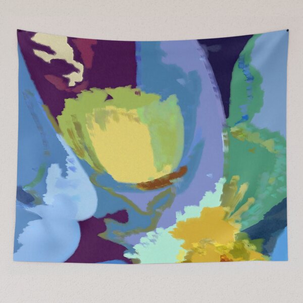 Item preview, Where Spring Begins | Abstract Tulip Painting designed and sold by 83oranges.com.