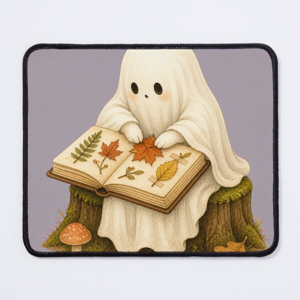 Item preview, Friendly Ghost Pressing Autumn Leaves designed and sold by Tender Oddities Studio.
