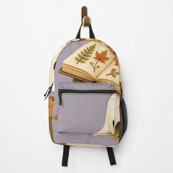 Item preview, Cute Cottagecore Ghost Pressing Autumn Leaves designed and sold by Tender Oddities Studio.