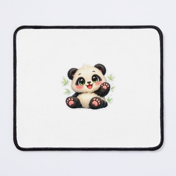 Item preview, Happy Panda Sticker Kawaii Cute Animal Aesthetic for Panda Lovers & Journal Decorating designed and sold by CutePrintCorner.
