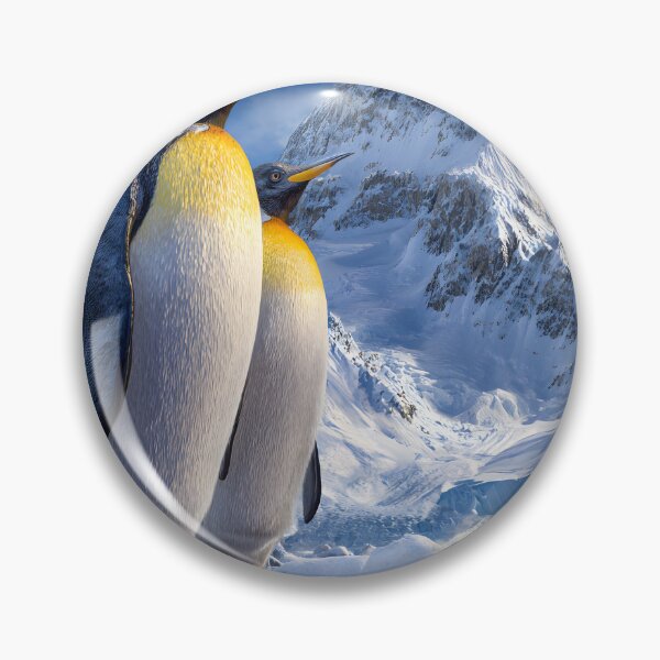 Item preview, Majestic Penguins on Icy Landscape in Arctic Scene designed and sold by Artessie.