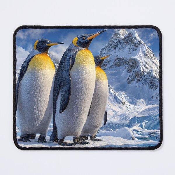 Item preview, Majestic Penguins on Icy Landscape in Arctic Scene designed and sold by Artessie.
