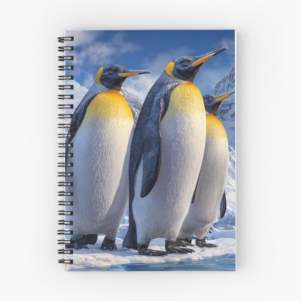Item preview, Majestic Penguins on Icy Landscape in Arctic Scene designed and sold by Artessie.