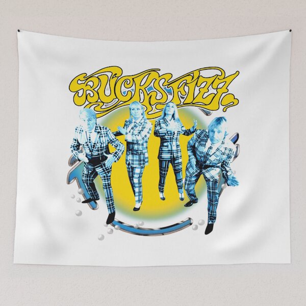 Item preview, Blue & Yellow Silhouette Pop Group Band designed and sold by KirinStudio.