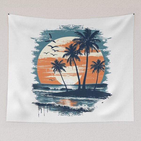 Item preview, Vintage California Beach Sunset designed and sold by Awarrie.