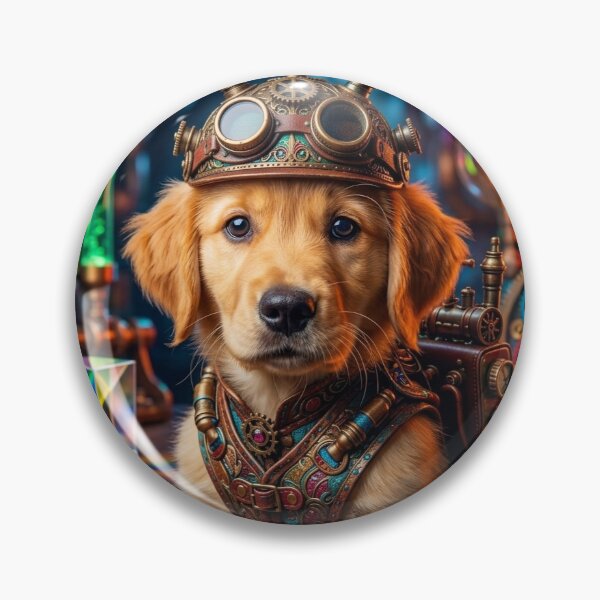 Item preview, Steampunk dog designed and sold by LaGalleria-BNS by Moses Benson Gallery.