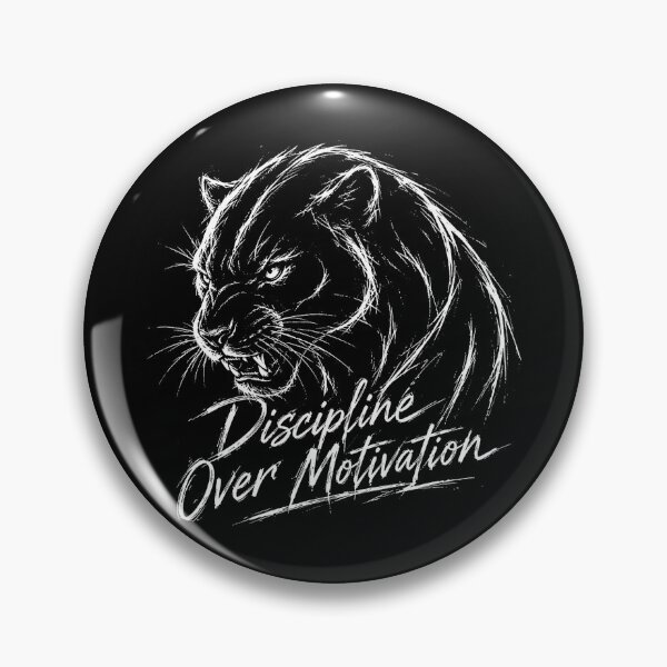 Item preview, Discipline Over Motivation | Minimalist Motivational Graphic designed and sold by maseno.