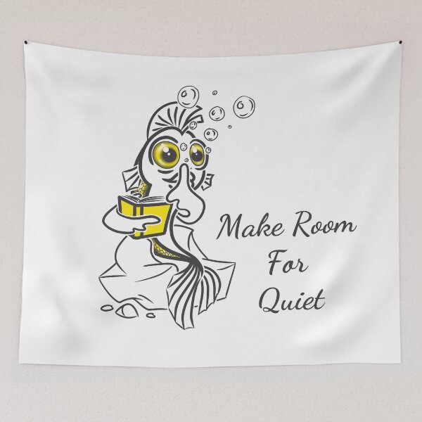 Item preview, Make Room For Quiet Goldfish Self Care designed and sold by Samaya-.