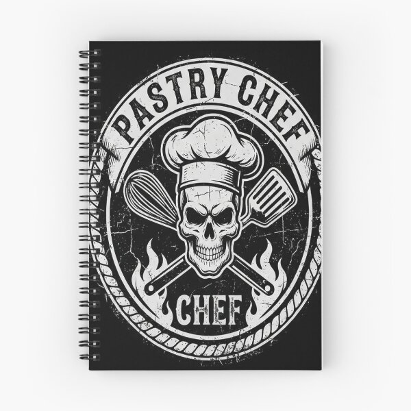 Item preview, Pastry Chef Skull Logo designed and sold by ONMON.