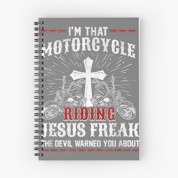Item preview, Christian Biker I'm that Motorcycle Riding Jesus Freak Faith designed and sold by mjohnson9.