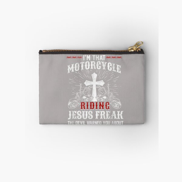 Item preview, Christian Biker I'm that Motorcycle Riding Jesus Freak Faith designed and sold by mjohnson9.