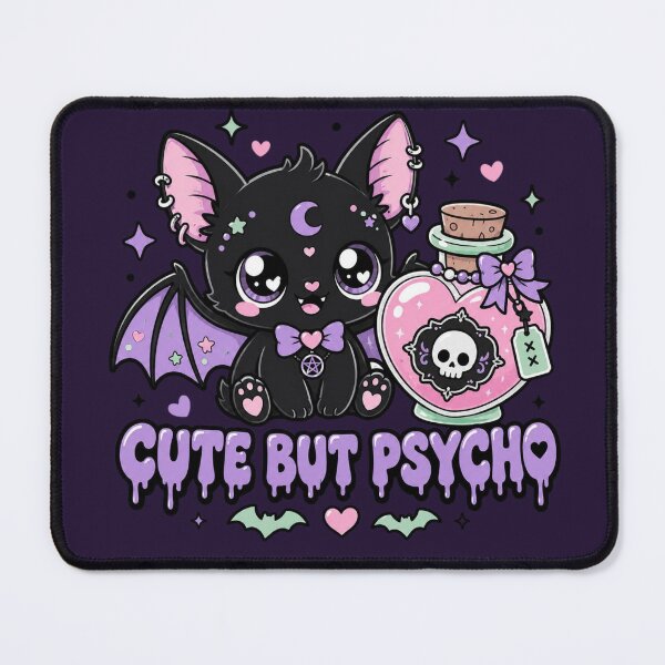 Item preview, Cute Pastel Goth Bat With Skull Poison Potion designed and sold by W&RParadise.