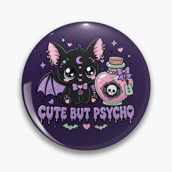 Item preview, Cute Pastel Goth Bat With Skull Poison Potion designed and sold by W&RParadise.