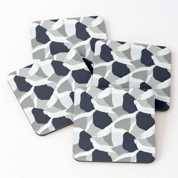 Artikelvorschau, Modern abstract geometric pattern with monochrome blocks 1 entworfen und verkauft von Habatour Creations Exclusive Digital Art Products.