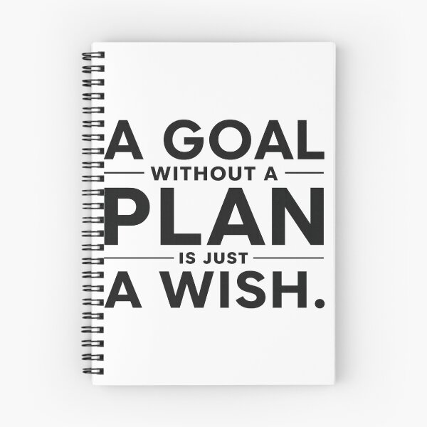 Item preview, Goal Without A Plan Is Just A Wish Quote Art designed and sold by hoille.
