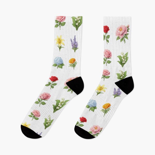 Item preview, Vintage Floral Bouquet Set Rose Peony Sunflower Lavender Aesthetic designed and sold by Rehnair.