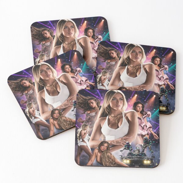 Item preview, Tate McRae Neon Concert Collage Pop Star Poster designed and sold by Vicky021.