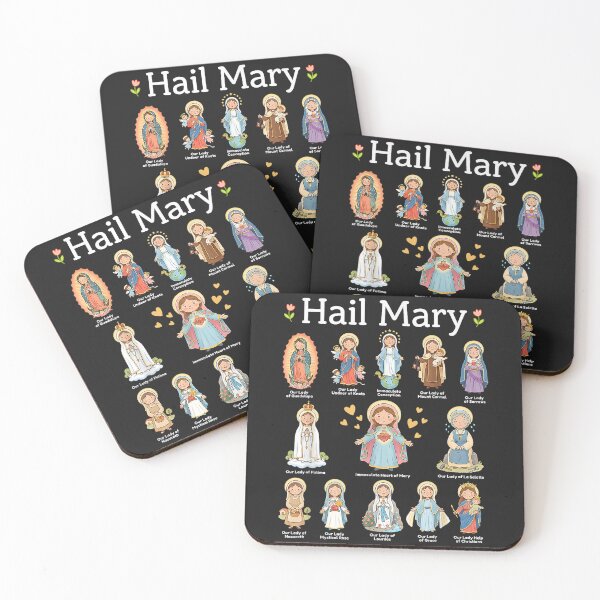 Item preview, Hail Mary Marian Apparitions Latin Marian Titles Catholic designed and sold by CriseldaBruning.