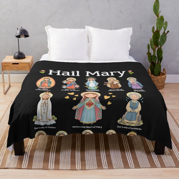 Item preview, Hail Mary Marian Apparitions Latin Marian Titles Catholic designed and sold by CriseldaBruning.