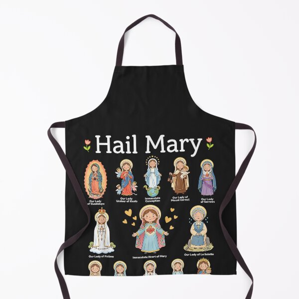 Item preview, Hail Mary Marian Apparitions Latin Marian Titles Catholic designed and sold by CriseldaBruning.