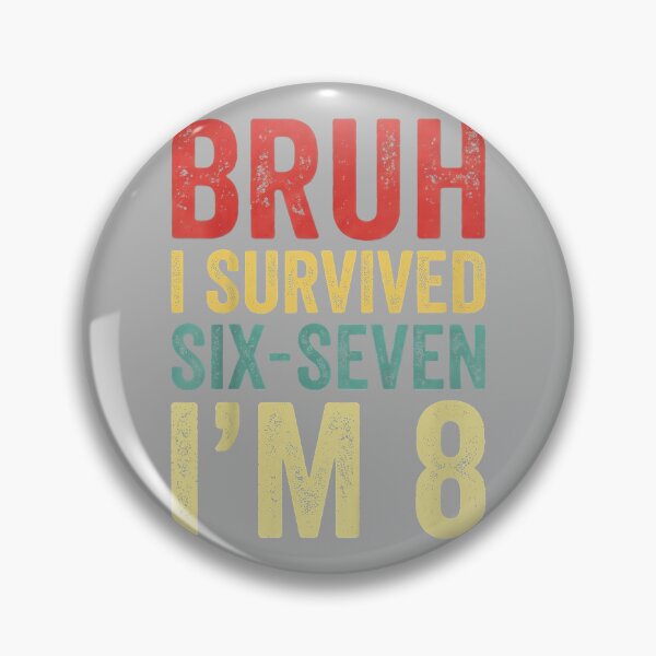 Item preview, Bruh I Survived 6 7 8th Birthday I`m 8 Year Old Six Seven designed and sold by GreggRoss.