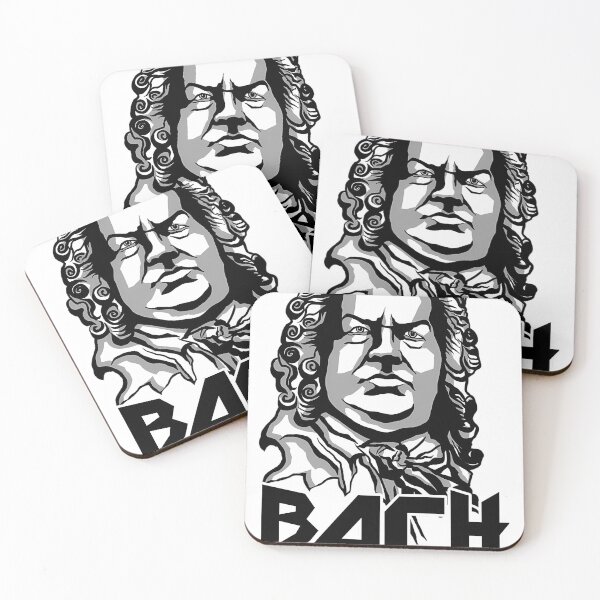 Item preview, Metal Bach (black, white & grey) designed and sold by miwikiw.